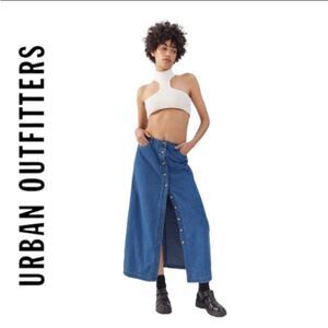 NEW Urban Outfitters UO Maria High-Neck Cropped Sweater Top M L